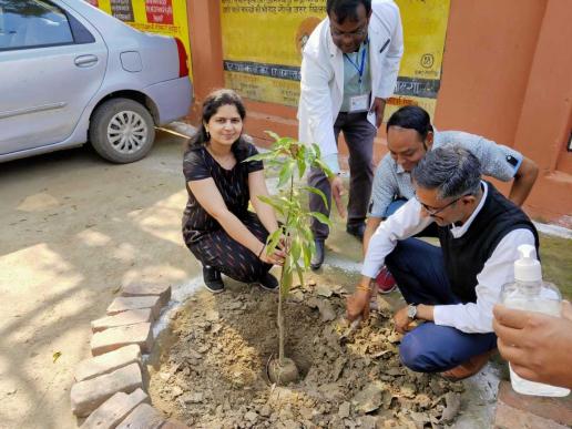 Plantation at Health Facility 